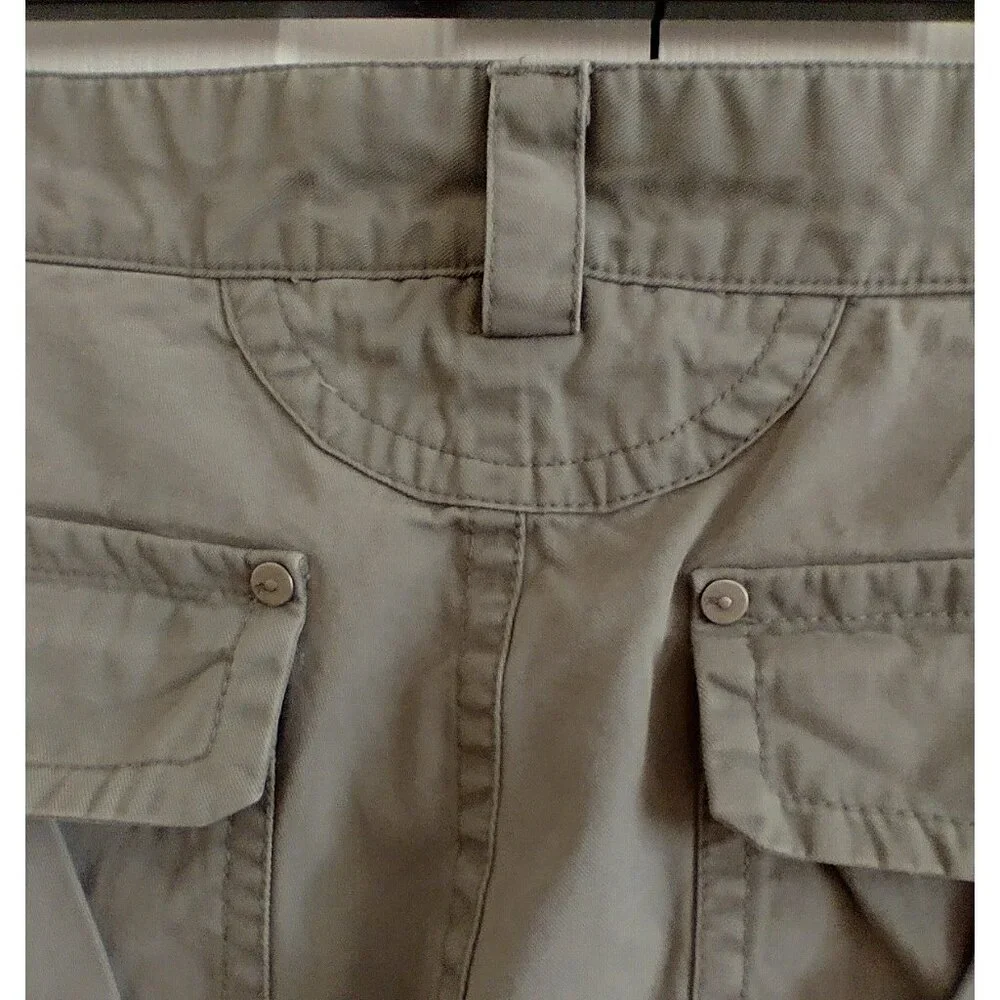 Miss Me Women’s Cargo Pants CP1242 Olive Tapered Leg 7-Pocket Mid-Rise - 34x30 - Picture 6 of 9